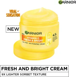 GARNIER Fresh & Bright Vitamin C Sorbet Moisturizer Cream (45 ml)