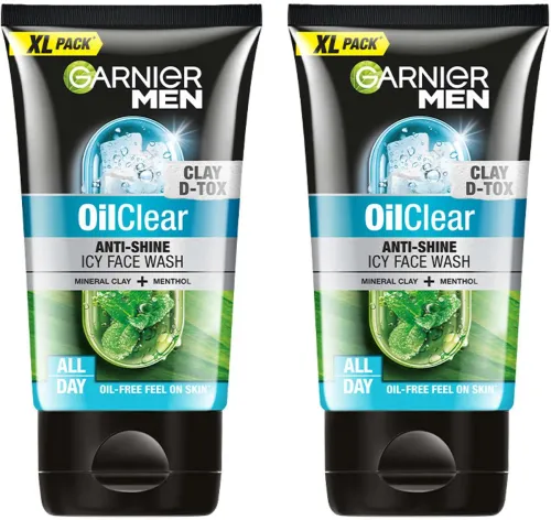 Image of Garnier Men Oil Clear Deep Cleansing Face Wash (300 g)