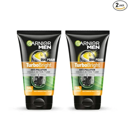 Image of Garnier Men TurboBright Face Wash 100 g (Pack of 2)