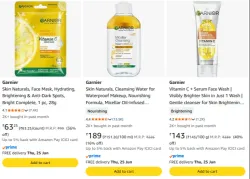 Garnier Skin product starting at ₹63