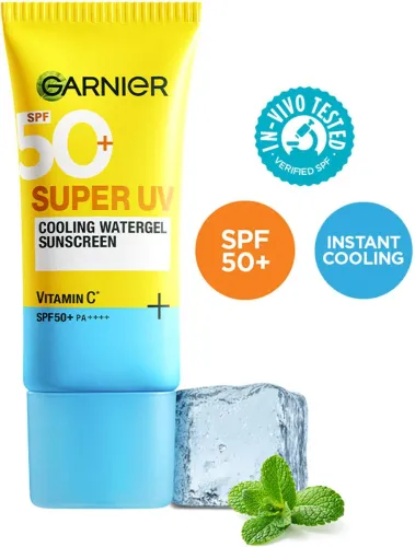 Image of GARNIER Sunscreen - SPF 50 PA++++ Super UV Cooling Gel sunscreen (60 ml)