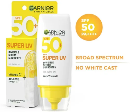 Image of GARNIER Super UV Invisible Serum Sunscreen 30ml
