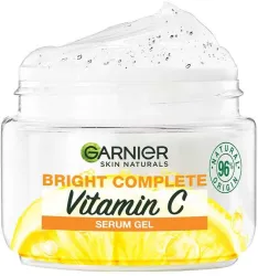 GARNIER Bright Complete Vitamin C Serum Gel |Brightening Moisturizer Cream (45 g)
