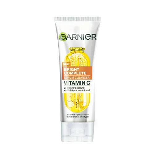Image of Garnier Vitamin C + Serum Face Wash -100gm