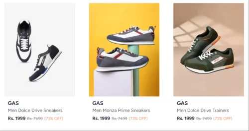 Image of Gas Men Shoes Minimum 70% Discount