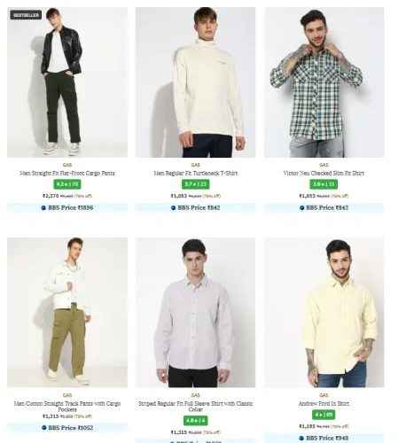 Image of GAS Men's Clothing up to 75% Discount