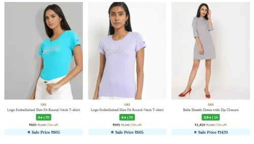 Image of GAS Womens Clothing Upto 73% Off