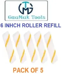 GAUMUK TOOLS 6 INCH Paint Roller (Pack of 5)
