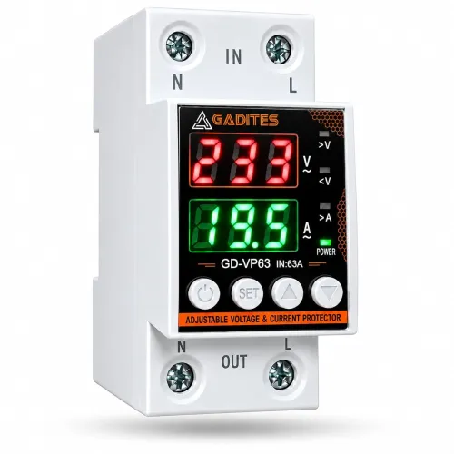 Image of GD-VP63 63A Single Phase Voltage Protector for Home