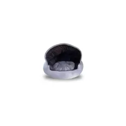 GDB Premium Covered Pet Bed, 51x51x46 cm (Grey Black)