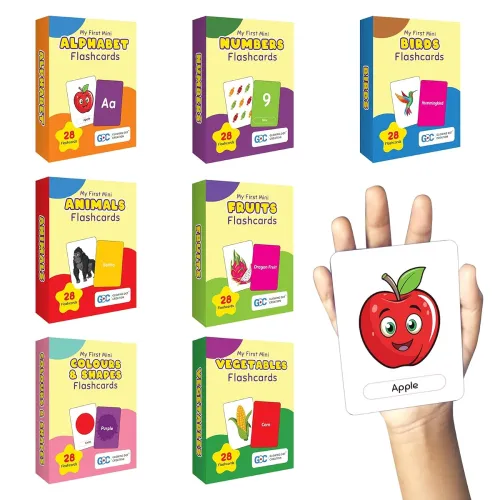 Image of GDC Flashcards 7in1 Educational Flashcards 