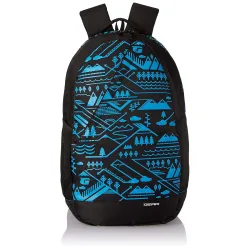 Gear 22 ltrs Black and Royal Blue Casual Backpack (BKPCMPUS10110)
