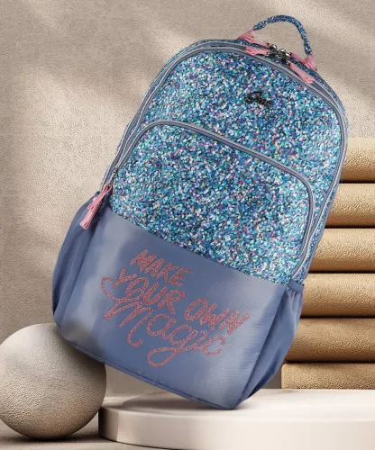 Image of Gear 35L Blue Glitter Travel Backpack