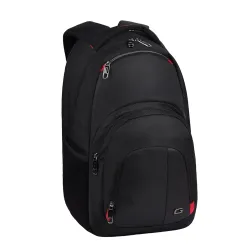 Gear 35 ltrs Black and Red Laptop Backpack