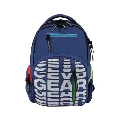 Gear 7 Pocket 30L Medium Backpack Water Resistant School Bag Casual Backpack Daypack Travel Backpack Kids Bag College Bag for Boys Girls Men Women (Blue)