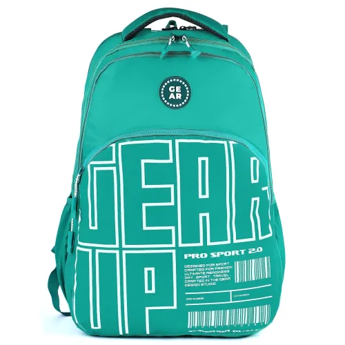 Image of Gear Arise 40Llarge Water Resistant School Bag With Sternum Strap / Casual Standard 4 Compartment Backpack / Daypack / C