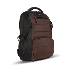 Gear Aspire 3 19\/35L Faux Leather Large 5 Compartment Laptop Backpack