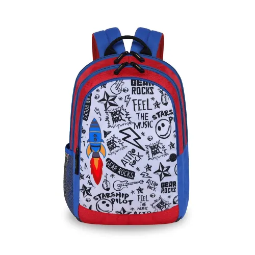 Image of Gear Astro Rock Kids 15 Inch 15 Ltrs Multicolor School Standard Backpack (Kbpastorck015)