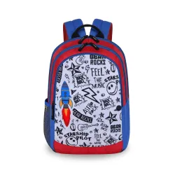 Gear Astro Rock Kids 15 Inch 15 Ltrs Multicolor School Standard Backpack (Kbpastorck015)