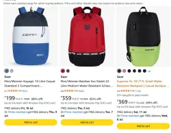 Gear Backpack Starting @ ₹199