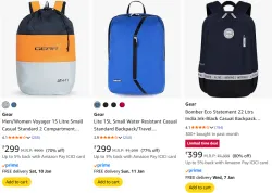 Gear Backpack Starting @ ₹299