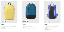 Gear Backpacks at Starting @ ₹239