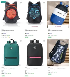 Gear Backpacks Starting @ ₹178