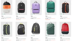 Gear Backpacks starting @ ₹199