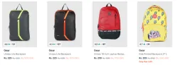 Gear Backpacks starting @ ₹229