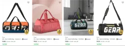 Gear Duffel Bags at minimum 70% Discount