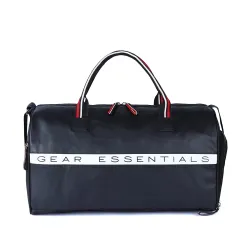 Gear Essentials 27L Faux-Leather Water Resistant Travel Duffle Bag