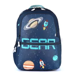 Gear Galaxy Universe 30L Medium Water Resistant School Bag/Kids Bag/Casual Standard 5 Compartment Backpack/Daypack/Colle