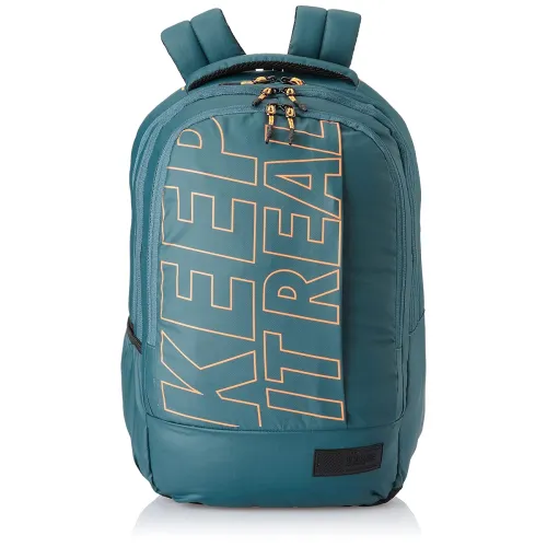 Image of Gear Keep It Real 32L Green Orange Backpack With Raincover
