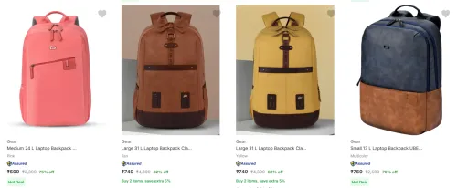 Image of Gear Laptop Bags upto 82% Discount