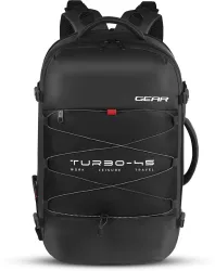 Gear Large 45 L Laptop Backpack TURBO 45 TRAVEL LAPTOP BACKPACK (Black)