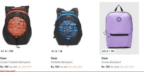 Image of Gear Large Backpack starting at ₹199