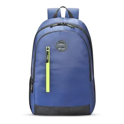 Gear Navy Blue and Green Casual Backpack 
