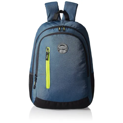Image of Gear Navy Blue and Green Casual Backpack 