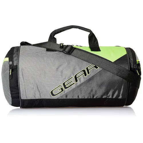 Image of Gear Polyester 39 cms Grey Travel Duffle (DUFBLOCKY0403)