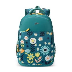 Gear Poppy 19inch / 24L Large Water Resistant School Bag / Casual Backpack / Daypack / Laptop Bag for Boys / Girls (Gree