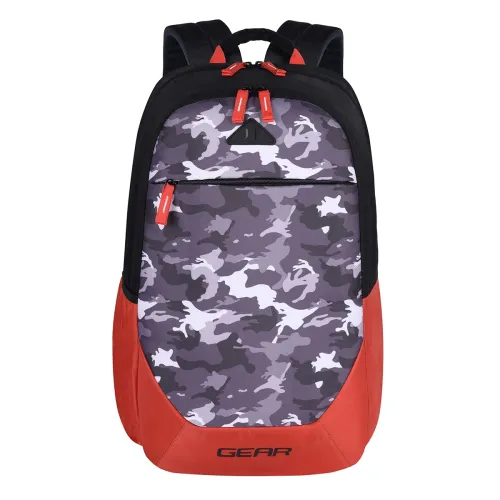 Image of Gear Ranger Camo 2 Multipurpose Backpack (Orange-Grey)