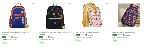 Image of Gear School Bags starting at ₹299