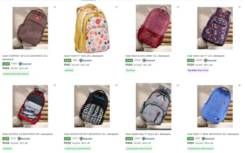 Image of Gear School Bags @ Up to 84% Discount 