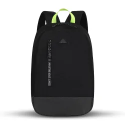 Gear Superior 17\'/19L Medium Water Resistant Backpack | Casual Backpack | Daypack | Travel Backpack | College Bag For Men/Women (Black - Grey)