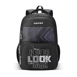 Gear Vagabond 19/ 24L Large Water Resistant School Bag/ Casual Backpack/ Daypack/ Laptop Bag for Boys/ Girls (Black - B