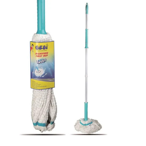 Image of Gebi Quick-Drying Twist Mop with Absorbent Microfiber