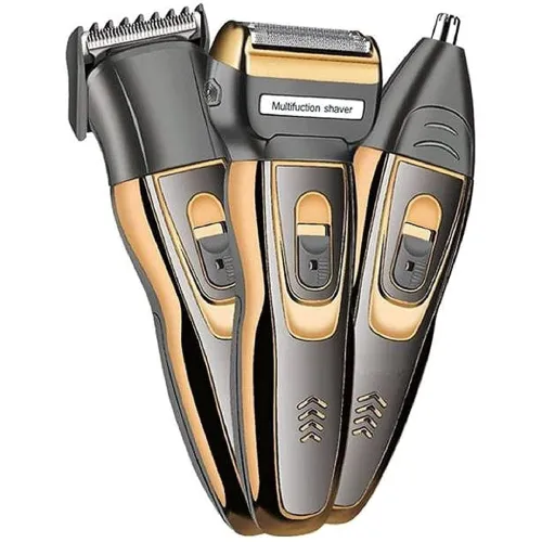 Image of Geemy GM-595 3-in-1 Electric Hair Clipper and Trimmer Set