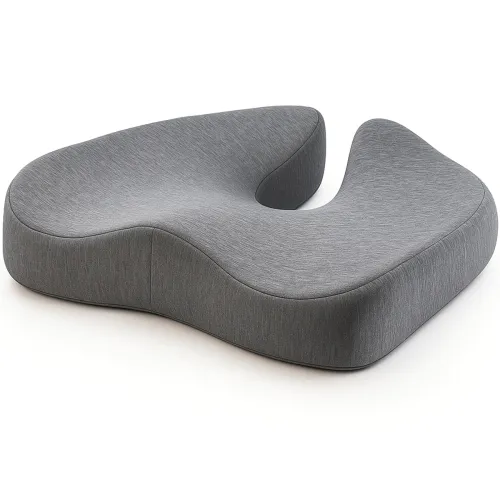 Image of Orthopedic Gel Memory Foam Coccyx Seat Cushion U-Shape