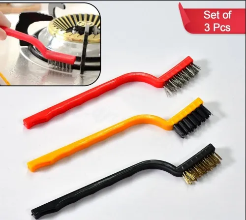Image of Gemec 3-Piece Mini Wire Brush Set