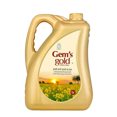 Image of Gems Gold Wood Cold Pressed Mustard Oil (5L)